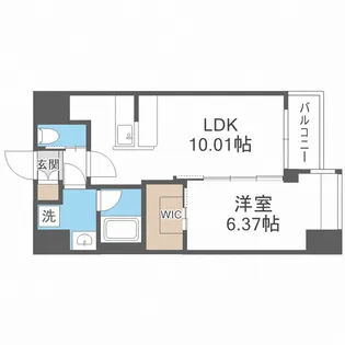 Vinoプレジオ本町【10階】の間取り