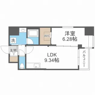 Vinoプレジオ本町【10階】の間取り