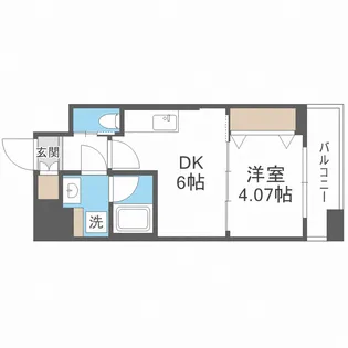 Vinoプレジオ本町【7階】の間取り