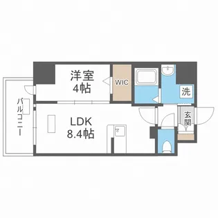 プレサンスOSAKA東中本エシデル【3階】の間取り