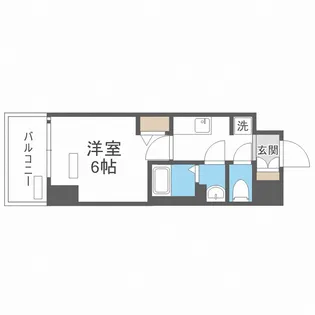 プレサンスOSAKA東中本エシデル【12階】の間取り