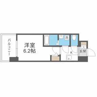 エスリードレジデンス大阪桜ノ宮【5階】の間取り