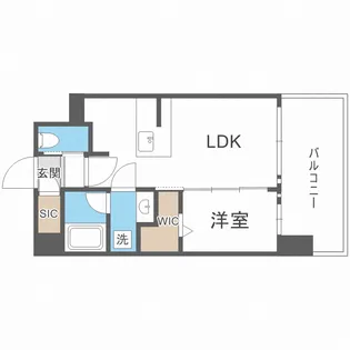 レオンコンフォート十三【6階】の間取り