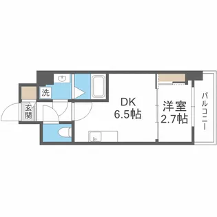 アプリーレ西本町【12階】の間取り