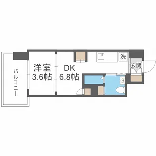 J.GRAN Court京町堀【7階】の間取り