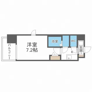 フォーリアライズ城東ファイン【6階】の間取り