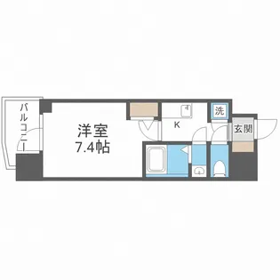 セレニテ本町東リアン【2階】の間取り