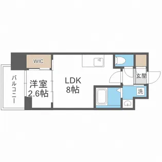セレニテ本町東リアン【2階】の間取り