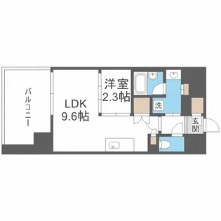 J.GRAN Court京町堀【5階】の間取り