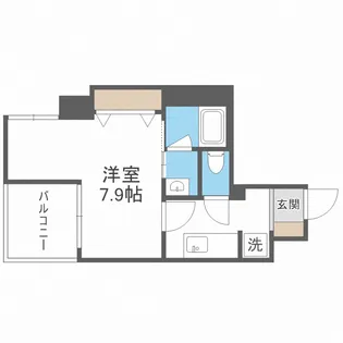 エレガントレジデンスyodogawa【9階】の間取り