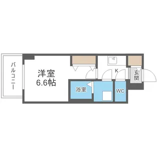 レジュールアッシュアーバンイール【6階】の間取り