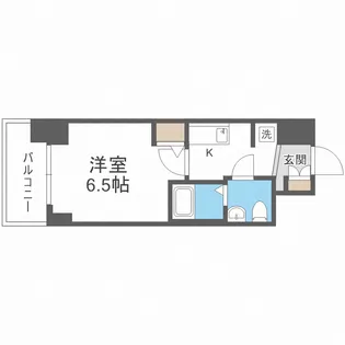 セレニテ本町リアン【6階】の間取り