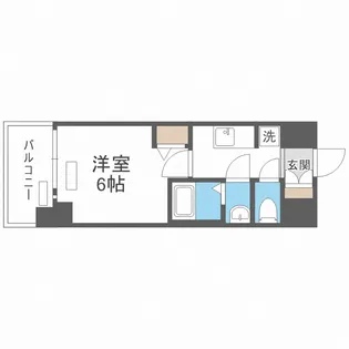 グランカリテ北大阪リヴィエ【3階】の間取り