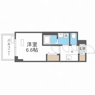 レジュールアッシュアーバンイール【12階】の間取り