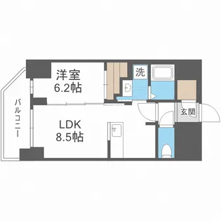 セレニテ本町リアン【3階】の間取り