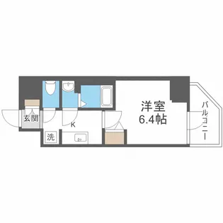 アドバンス大阪カーサ【10階】の間取り