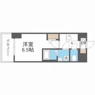 エスリードレジデンス大今里【5階】の間取り