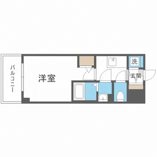 エスリードレジデンス大阪天王寺【15階】の間取り