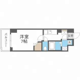 J-BRIGHT UMEDA KITA【6階】の間取り