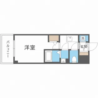 エスリードレジデンス大阪天王寺【8階】の間取り