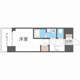 エスリードレジデンス大阪天王寺【8階】の間取り