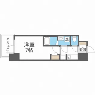 S-RESIDENCEドーム前千代崎【4階】の間取り