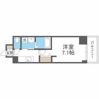 S-RESIDENCE堺筋本町Deux【12階】の間取り