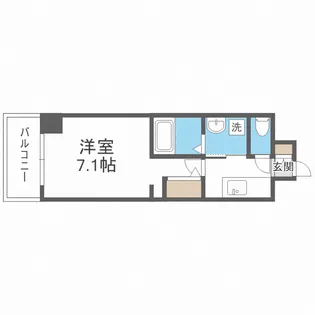 S-RESIDENCE堺筋本町Deux【15階】の間取り