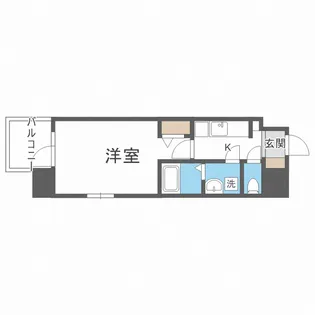 スプランディッド京橋EAST【3階】の間取り
