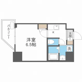 ソルテラスNAMBAサウスフィール【6階】の間取り