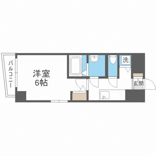 エスリードレジデンス大阪福島フロント【14階】の間取り
