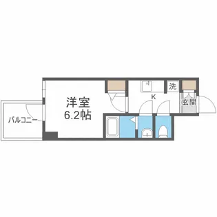 WORVE大阪本町【12階】の間取り