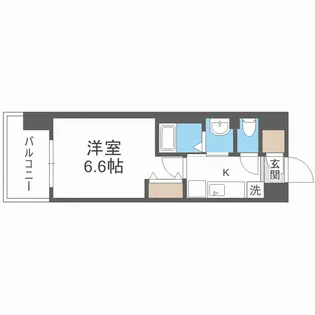 アドバンス大阪城東ブロード【8階】の間取り