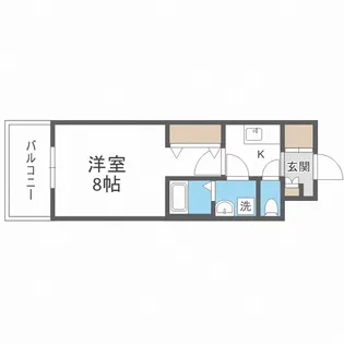 MSR新大阪南【8階】の間取り