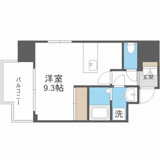 アバンティ大阪ドームシティ【5階】の間取り