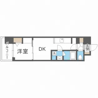 アーバネックス難波WEST【11階】の間取り