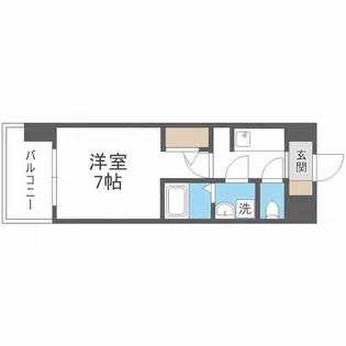 S-RESIDENCE大阪同心【11階】の間取り