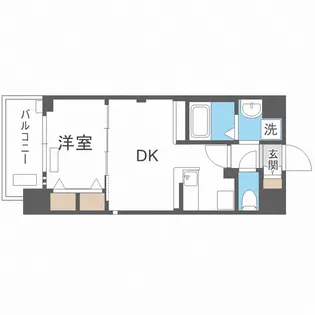 RPレジデンス都島【3階】の間取り