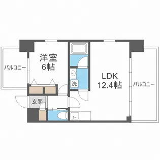 プレジオ御幣島【15階】の間取り
