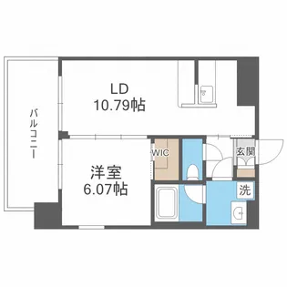 プレジオ御幣島【13階】の間取り