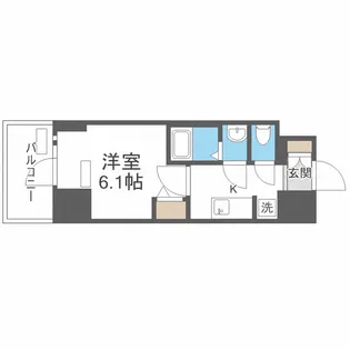 プレサンス塚本アクミリオン【10階】の間取り