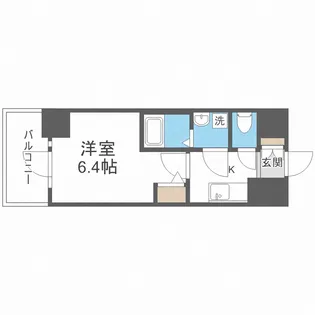 エスリード阿波座プライムコート【2階】の間取り