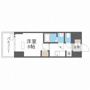 プレサンス塚本アクミリオン【9階】の間取り