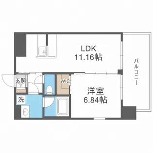 プレジオ御幣島【6階】の間取り