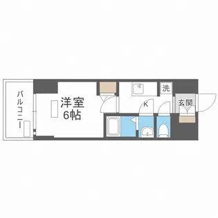 プレサンス塚本アクミリオン【15階】の間取り