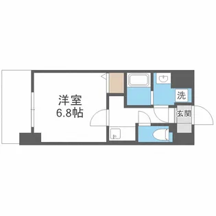 ワールドアイ大阪ドームシティⅡ【2階】の間取り