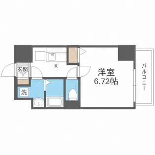 ALZA西本町【7階】の間取り