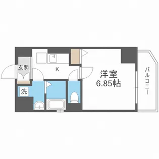 ALZA西本町【6階】の間取り