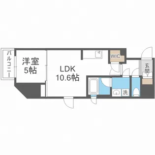 シーズンフラッツ梅田北【302号室】の間取り