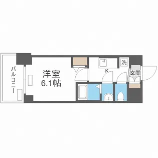 プレサンス東三国駅前グランクラス【5階】の間取り